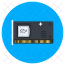 Processador CPU Chip CPU Microprocessador Ícone