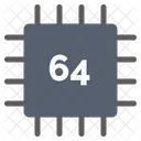 Processador de 64 bits  Ícone