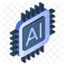 Processador De Ia Chip De Ia Inteligencia Artificial Icon