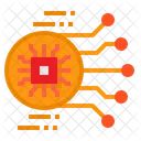 Processador Ai Chip Ai Chip De Inteligencia Artificial Icon