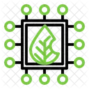 Nucleo Folha Energia Ícone