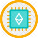 Processador Ethereum Processador Ethereum Ícone