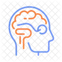 Processamento Cerebral Cortex Neurologico Nervo Optico Ícone