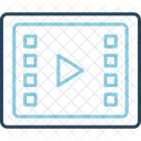 Processamento De Video Video Computador Ícone