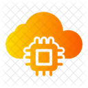 Processamento em nuvem  Ícone