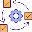 Processing Cogwheel Network Icon