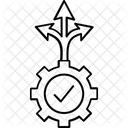 Processing Cogwheel Network Icon