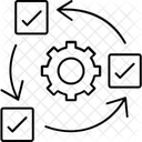 Processing Cogwheel Network Icon