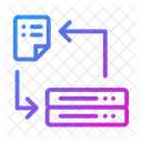 Data Processing Data Integration Processing Icon