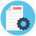 Processing File File Setting Gear Icon