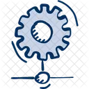 Control Gear Network Icon