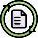 Processing Information Data  Icon
