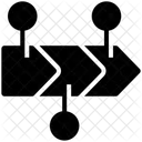 Fluxo De Trabalho Estrutura Esquema Ícone