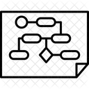 Processo de fluxo de trabalho  Ícone