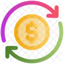 Comercio Eletronico Dolar Sincronizacao Ícone