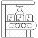 Processo De Producao Fabricacao Fabrica Ícone