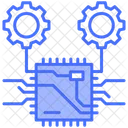 Processor Processing Synchronization Icon