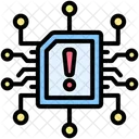 프로세서 시스템 경고 아이콘