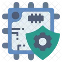 Cpu Security Microchip Icon