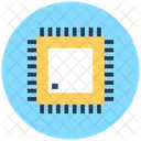 Processor Chip Integrated Icon