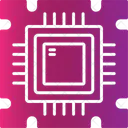 Processor Chip Circuit Icon