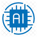 Processor Artificial Intelligence Ai Icon