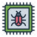 Processor Bug Virus Icon