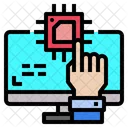 Ai Hand Chip Icon