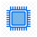 Processor Chip Computer Chip Central Processor Unit Icon