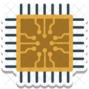 Processor Chip Microchip Computer Chip Icon