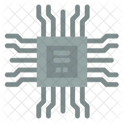 프로세서 칩  아이콘