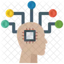 Brain Processor Artificial Intelligence Humanoid Icon