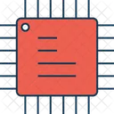 Processor Chip Integrated Circuit Computer Chip Icon