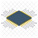 Processor Chip Integrated Circuit Computer Chip Icon
