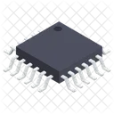 Processor Chip Integrated Circuit Computer Chip Icon