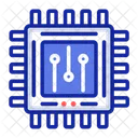 Processor Chip Chip Circuit Icon
