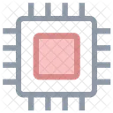 Processor Chip Integrated Icon