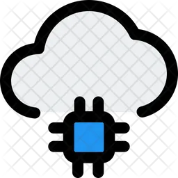 Processor Cloud  Icon