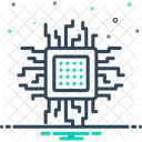 Processor Chip Circuit Icon