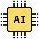 Processor Ai Chip Cpu Computer Brain Icon