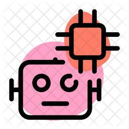 Processor Robot  Icon