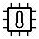 Processor Temperature Cpu Temperature Microchip Temperature Icon