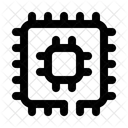 Robot con processore CPU  Icon