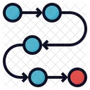 Processus Plan Direction Icône