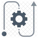 Processus Fonctionnement Formation Icône