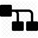 Processus Diagramme Reseau Icône