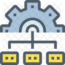 Processus Gestion Structure Icône