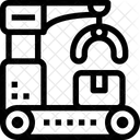 Processus Automatisation Grue Icône
