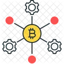 Processus Bitcoin Noeud Bitcoin Noeud Icon