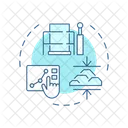 Aufsichtsperson Verdichtung Test Symbol